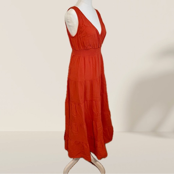 NWT reddish orange sundress lightweight size M - Picture 2 of 10